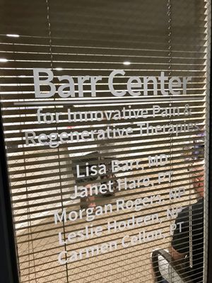 Barr Center for Innovative Pain & Regenerative Therapies