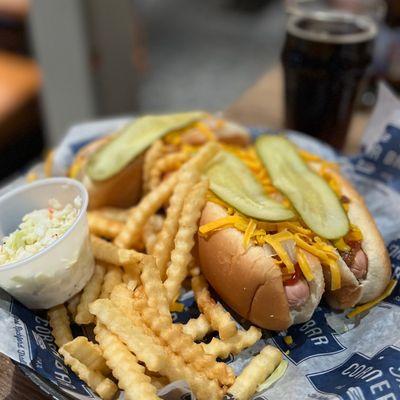 Chili dog special w/ an extra dog