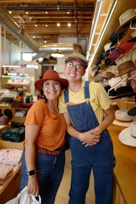 Inside The Brixton Encinitas Store.  Purchased my first Fedora Hat and most likely not my last!  Best customer service with Christina!