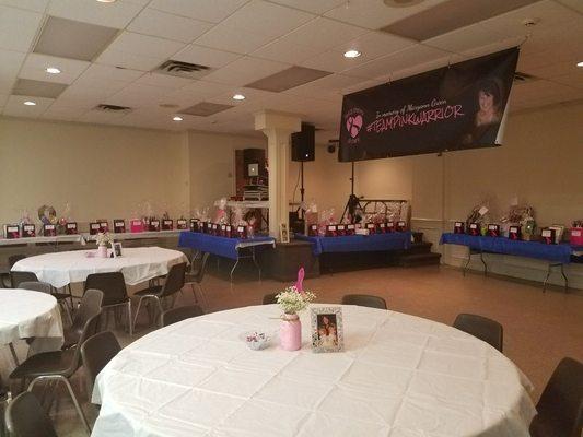 Plenty of space for fundraisers