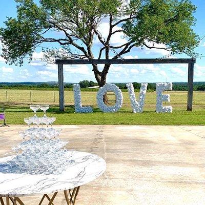 Cocktail Patio Views at Featherstone Ranch