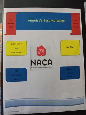 NACA (Neighborhood Assistance Cooperation of America)