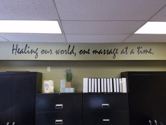 Healing our world, one massage at a time!