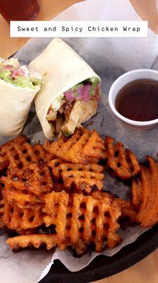 Sweet and Spicy Chicken Wrap