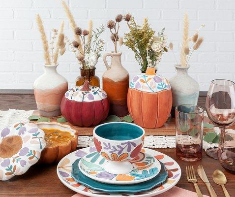 Colorful Fall Table created by you!