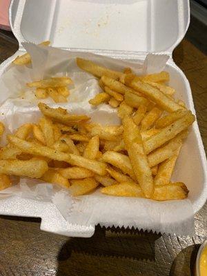 What's in this photo you ask??? Cold stale fries.