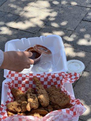 Tenders and Steak Fries