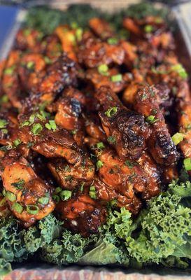 Oven Baked Glazed Wings