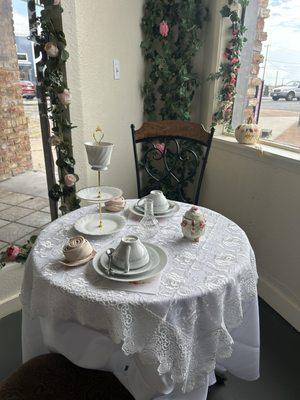 Table for afternoon tea