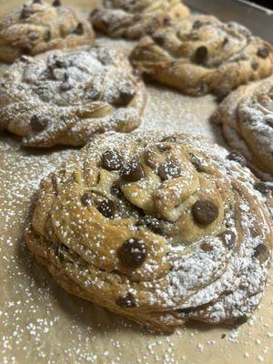 Chocolate Chip Cookie Croissants