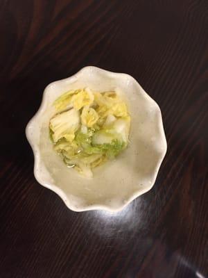 Napa cabbage Amuse Bouche!