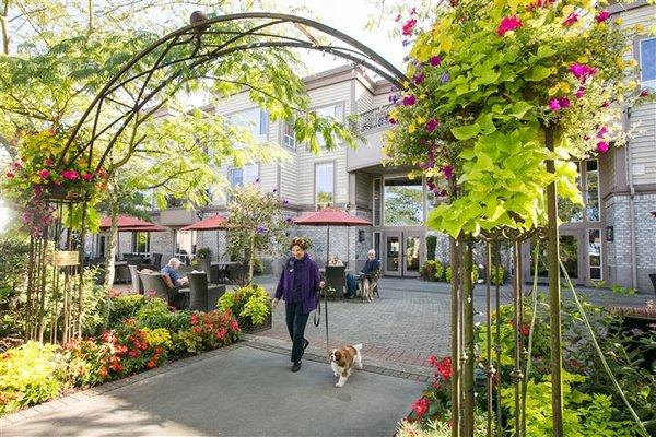 Garden Terrace with Walking Path