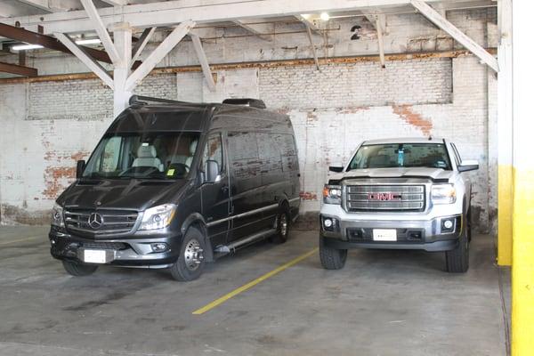 Indoor cruise parking for RV