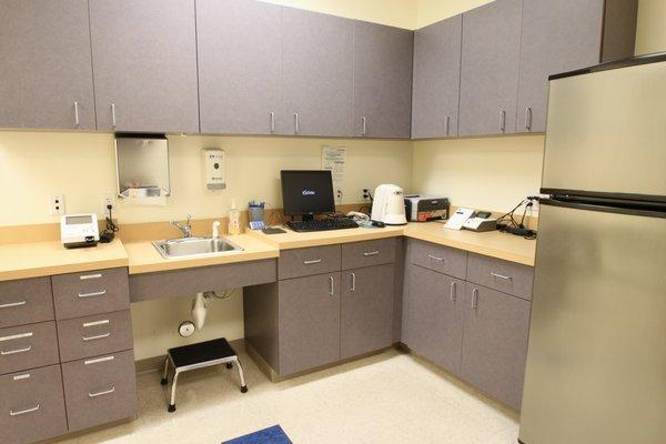 CareSpot medical lab room