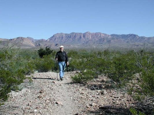 Dan Away From Desk at Big Bend