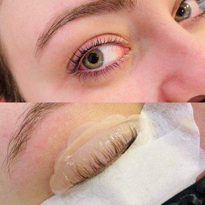 Eyelash lift & tinting