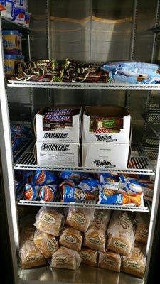 Ice cream selection & Wheat bread