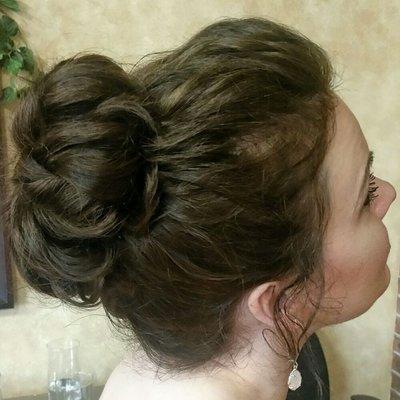 Bridesmaid updo