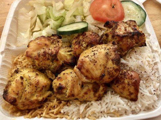 Chicken Kabob Platter