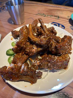 Back Rib Spicy Stew. Actually was really impressed. It was delicious but even more after warming it up at home in the airfryer