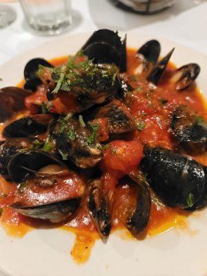 Mussels marinara