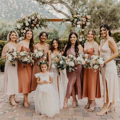 All of my bridesmaids received hair and makeup services with Blush.