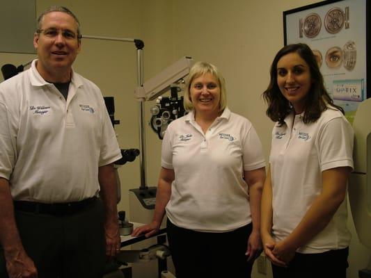 Meet our Doctors:  Dr. Bill Metzger, Dr. Julie Metzger and Dr. Elizabeth Ronau.