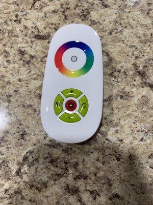 Wireless remote for jet stream colors