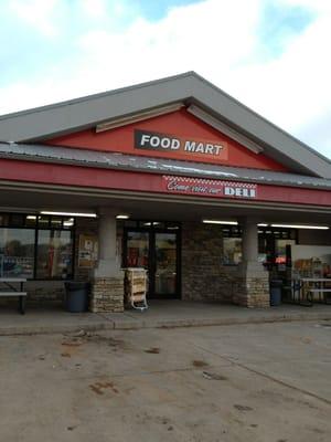 Food Mart (gas pumps avail too)