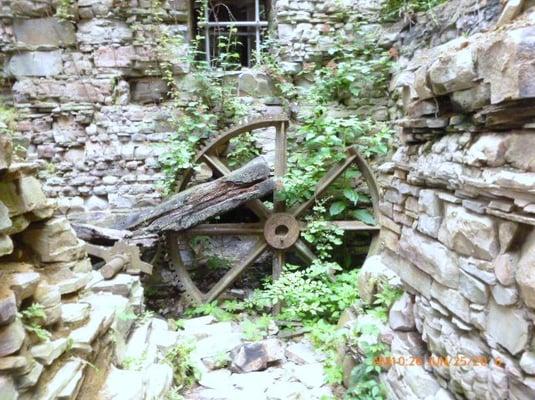 mill wheel pit