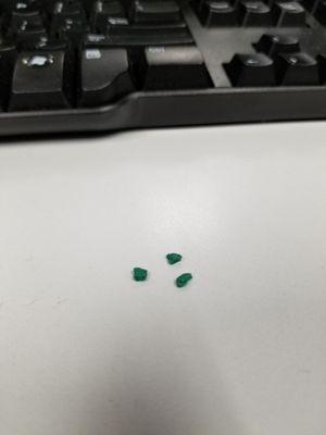 Bits of plastic I found in my shake.