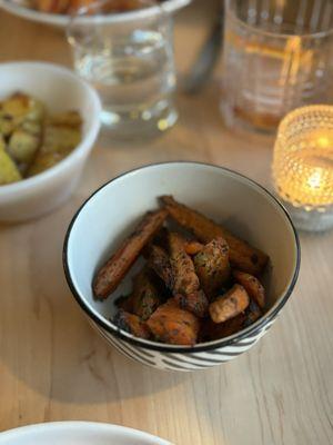 Citrus and sumac roasted carrots