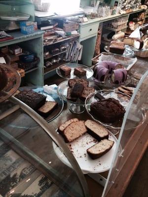 Assortment of homemade cakes and pastries