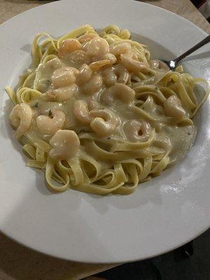 Shrimp Alfredo. Delicious!