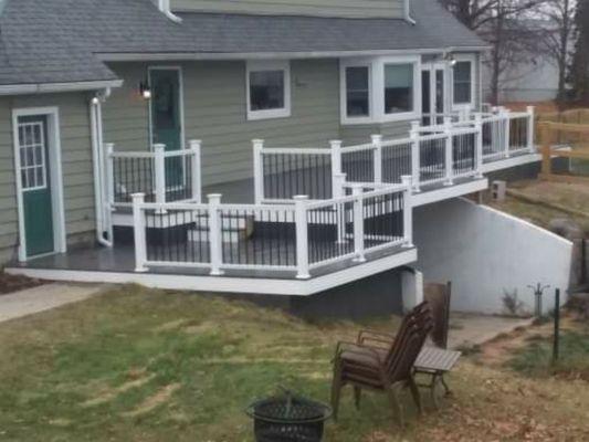 Composite decking and handrail!