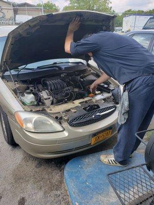 Mike, a worthy mechanic under the hood found the issue after careful diagnosis.