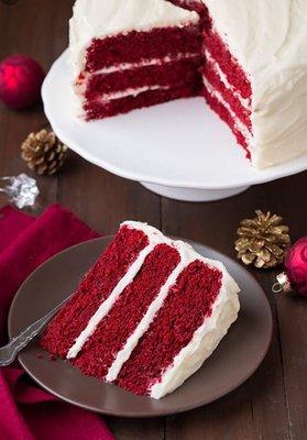 Best tasty red velvet cake found here at Noreen's Deli