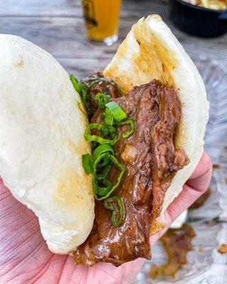 Beef Brisket Steamed Bun | IG: @SnaccyChan