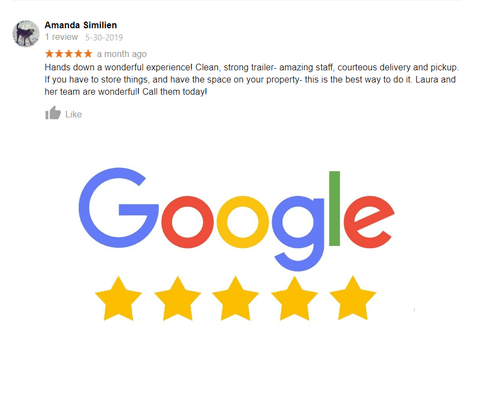 Google 5 Star Rating: "Hands down a wonderful experience! Clean, strong trailer - amazing staff, courteous delivery and pickup... A Similien