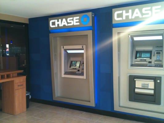 ATM's just inside