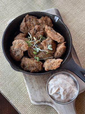 Fried oysters