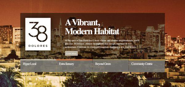 Website front page