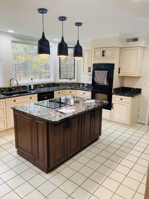 New cabinets and granite