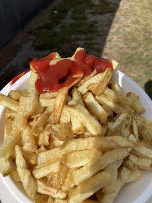 Amazing hand cut fries.