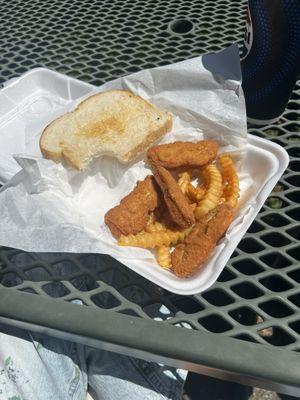 $12 chicken strip basket