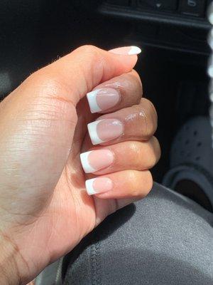 White Tips Nails