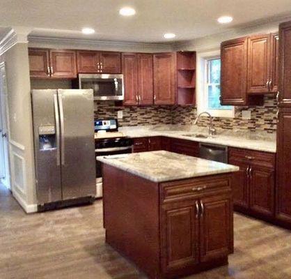 Kitchen #1 after construction