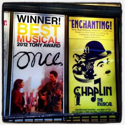 Poster on Shubert Alley (11/13/2012)