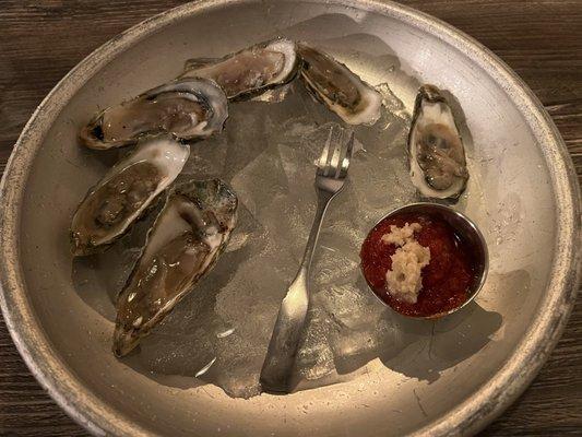 Local Fresh Raw Oysters