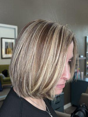 Highlights/cut/color/Brazilian blowout